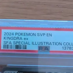 Pokemon Kingdra ex 131 Sv: Scarlet & Violet Promo Holo PSA 9 EX Dragon - Image 3