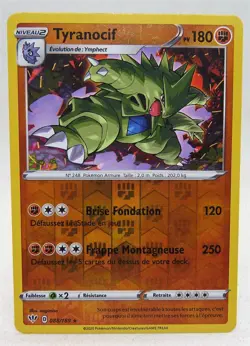 Carte Pokemon REVERSE Tyranocif 088/189 EB03 Tenebres Embrasees FR NEUF - Image 1