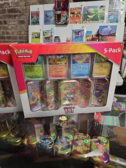 2x Pokemon 151 Costco Mini Tin Two Box Set of 5-Pack Mini Tins 10 Total Tins New - Image 3