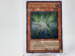 YuGiOh Herald of Green Light EOJ-EN018 1st Edition Ultimate Rare LP (B) - Image 1
