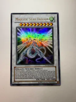 Yugioh - Majestic Star Dragon - Secret - Unlimited - SOVR-EN040 - NM - Image 1