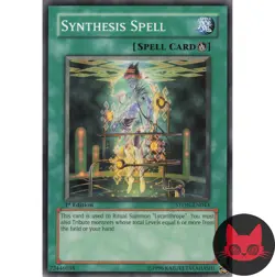 Yugioh Synthesis Spell STON-EN043 Common 1st Edition LP - Image 1