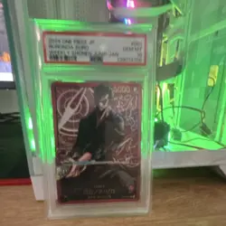 Bandai One Piece CCG Leader Roronoa Zoro Weekly Shonen Jump-Jan #001 PSA 10 2024 - Image 3