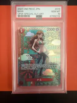 One Piece Nami SP OP05 Awakening of the New Era Japanese PSA 10 - Image 1