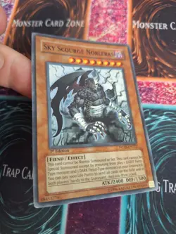 Yugioh Sky Scourge Norleras FOTB-EN022 Super Rare 1st Edition Near Mint - Image 2