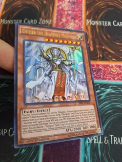 Yugioh Ehther the Heavenly Monarch SR01-EN000 Ultra Rare 1st Edition Near Mint - Image 2