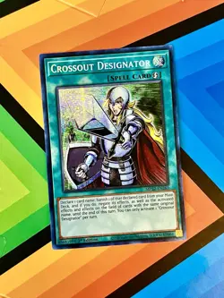 Yugioh Crossout Designator MP22-EN265 Secret Rare 1st Ed NM x1 - Image 1