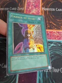 Yugioh Change of Heart MRD-060 Ultra Rare OG Unlimited Moderately Played - Image 2