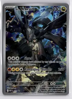 Pokemon Mega Evolution Promo N's Zekrom 031 Holofoil Promo Holo - Image 1