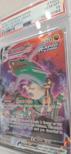 Pokemon - Rayquaza VMax - Full Art Holo #TG20/TG30 - SIlver Temptest - PSA 10 - Image 2