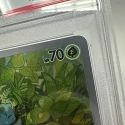 2023 POKEMON MEW EN-151 ILLUSTRATION RARE #166 BULBASAUR PSA 9 - Image 4