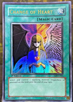 Yugioh Change of Heart MRD-060 Metal Raiders-1st Edition 1st Edition -NM Vintage - Image 1