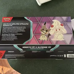 Pokemon TCG: Mimikyu ex & Alcremie ex Premium Collection Box - In Hand - Image 2
