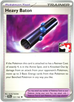 Heavy Baton - 151/162 - Prize Pack Series - Temporal Forces - Pokemon TCG - Image 1