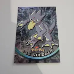 Golduck #55 Textured Holo Foil 1999 Topps Pokemon TV Animation Edition - Image 1