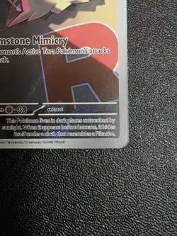 Pokemon Ascended Heroes: Team Rockets Mimikyu 238/217 Illustration Rare Full Art - Image 4