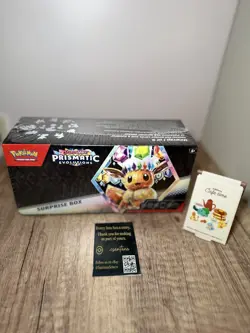 Pokemon Scarlet & Violet Prismatic Evolutions Surprise Box New Sealed - Image 1