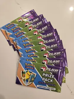 Pokemon TCG Play! Pokemon Prize Pack Series 7 Sealed x10 - Image 1
