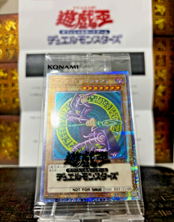 YuGiOh Dark Magician Prismatic Secret Rare PSEC-JP002 Sealed with Letter Promo - Image 1