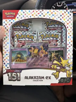 *SEALED* Pokemon 151 Alakazam ex Collection Box Scarlet And Violet 151 820650855269 - Image 1