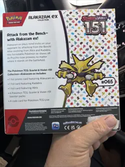 *SEALED* Pokemon 151 Alakazam ex Collection Box Scarlet And Violet 151 820650855269 - Image 2