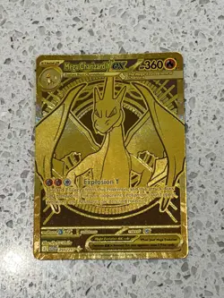 Mega Charizard Y EX 294/217 Pokemon TCG Ascended Heroes Gold Hyper Rare - Image 1