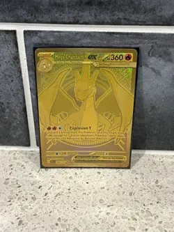 Mega Charizard Y EX 294/217 Pokemon TCG Ascended Heroes Gold Hyper Rare - Image 2