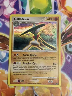 Pokemon Tcg Gallade 2/17 Pop Series 7 Holo Vintage Swirl - Image 2