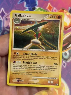 Pokemon Tcg Gallade 2/17 Pop Series 7 Holo Vintage Swirl - Image 3