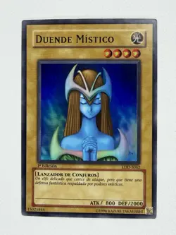 Yu-Gi-Oh! Mystical Elf (Spanish) Legend of Blue Eyes (LDD-S062) 1st Edition LP - Image 1