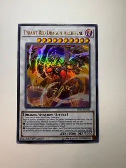 Yugioh - Tyrant Red Dragon Archfiend - Ultra - 1st - TDIL-EN050 - NM - Image 1
