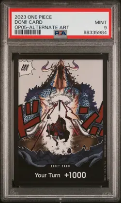 2023 One Piece Luffy Don!! Card OP-05 Awakening of the New Era ENGLISH PSA 9 - Image 1