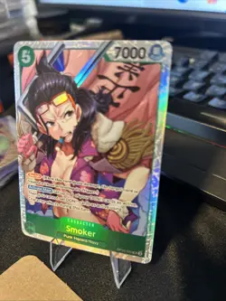Smoker OP10-030 Royal Blood One Piece TCG - English NM SR Foil - Image 1