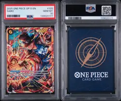 2025 ONE PIECE OP13-CARRYING ON HIS WILL #120 SABO PSA 10 - Image 3