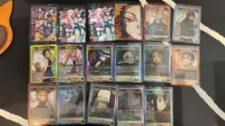 Union Arena UEX05BT Demon Slayer Vol.2 17 Card Lot: R+SR+AP All NM - Image 1