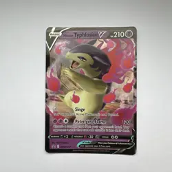 Hisuian Typhlosion V SWSH237 Pokemon Card SWSH Black Star Promo Holo MINT - Image 1
