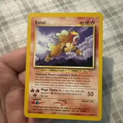 Pokemon TCG Entei Neo Revelation Card 17/64 Unlimited Rare - Image 1