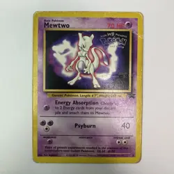 Mewtwo WB First Movie Black Star Promo card 3 HP - Image 1