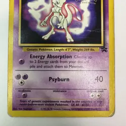 Mewtwo WB First Movie Black Star Promo card 3 HP - Image 3