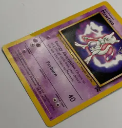 Pokemon TCG card #3 Mewtwo WB black star promo 3 heavily played - Image 2
