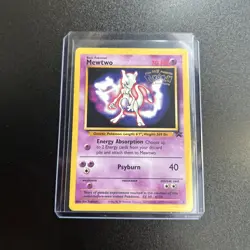 Pokemon Mewtwo The First Movie 1999 WB Promo Black Star Promo Card Collection MP - Image 3