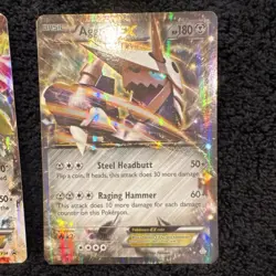 Pokemon Metagross EX & Aggron EX XY Holo Card Lot 2 Cards English - Image 4