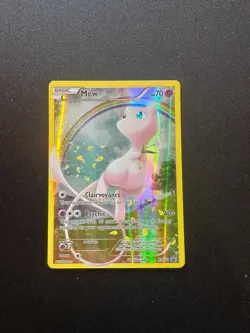 Mew XY110 Holo Lightly Played Full Art Pokemon Card Black Star Promo - Image 1