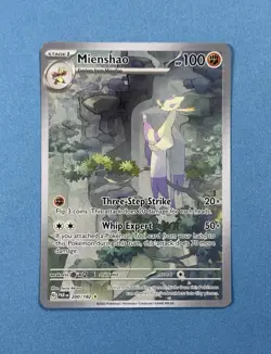Mienshao 200/182 Illustration Rare Paradox Rift Pokemon Card Mint NM - Image 1