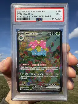 Pokemon TCG Venusaur EX Scarlet & Violet 151 Card Sir 198/165 PSA 9 - Image 1