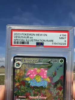 Pokemon TCG Venusaur EX Scarlet & Violet 151 Card Sir 198/165 PSA 9 - Image 2