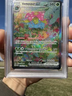 Pokemon TCG Venusaur EX Scarlet & Violet 151 Card Sir 198/165 PSA 9 - Image 3