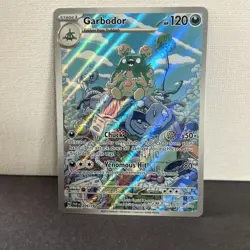 Pokemon TCG Garbodor 204/182SV04: Paradox Rift Illustration Rare Card - Image 1
