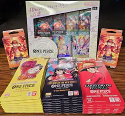 One Piece TCG Sealed Card Lot - Image 1