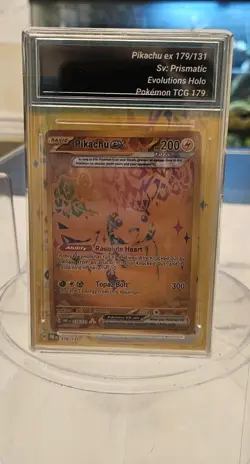 Pikachu EX 179/131: Prismatic Evolutions Holo Pokemon (FAKE CARD) Value At $45+ - Image 1